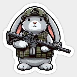 Tactical Rabbit Sticker